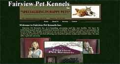Desktop Screenshot of fairviewpetkennelsinc.com
